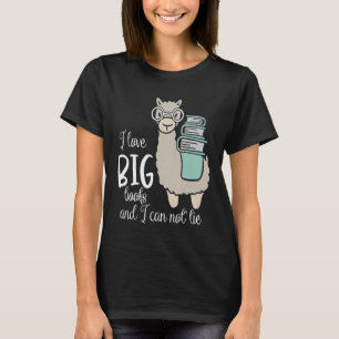 T-shirt Décoration de lecture pour lama