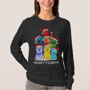 T-shirt Décoration de l'ornement de cochon Arbre de Noël J
