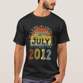 T-shirt Décoration du 11e anniversaire juillet 2012 Garçon