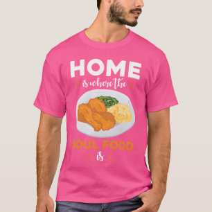 T-shirt Décoration murale de cuisine Soul Food pour ami