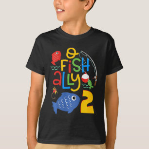 T-shirt Décorations d'anniversaire pour enfants O-fish-all