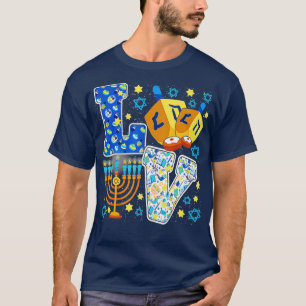 T-shirt Décorations de Dreidel Menorah Cha