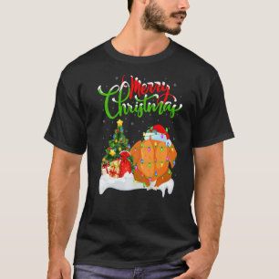 T-shirt Décorations de Noël au poulet frit Poulet frit Noë