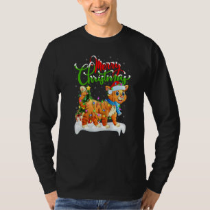 T-shirt Décorations de Noël Bobcat Santa Bobcat Noël