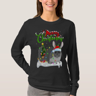 T-shirt Décorations de Noël Chinchilla Père Noël Chinchill