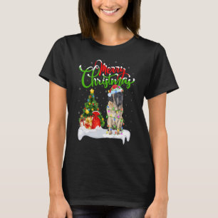 T-shirt Décorations de Noël Père Noël Mastiff Anglais Chie