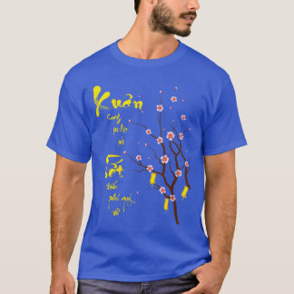 T-shirt Décorations du Nouvel An vietnamien pour femmes 20