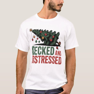 T-shirt Décoré et en détresse Vacances de l'arbre tombé