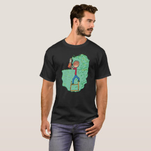 T-shirt Découpage de couverture