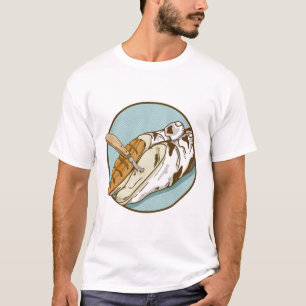 T-shirt Découpage du capot de vache