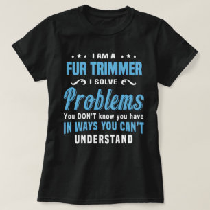 T-shirt Découpe fourrure