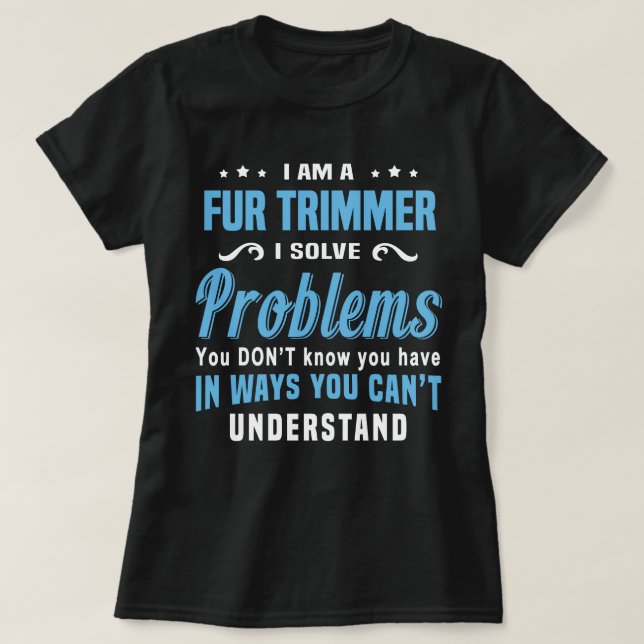 T-shirt Découpe fourrure (Design devant)