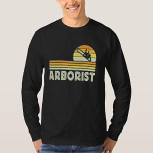 T-shirt Découpe vintage Arboriste des scies à tronc