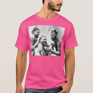 T-shirt Découpe vintage de la barbe