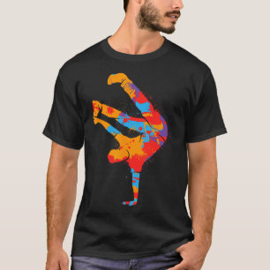 T-shirt Découverte Colorée Rue Danser Hommes Garçons Brea