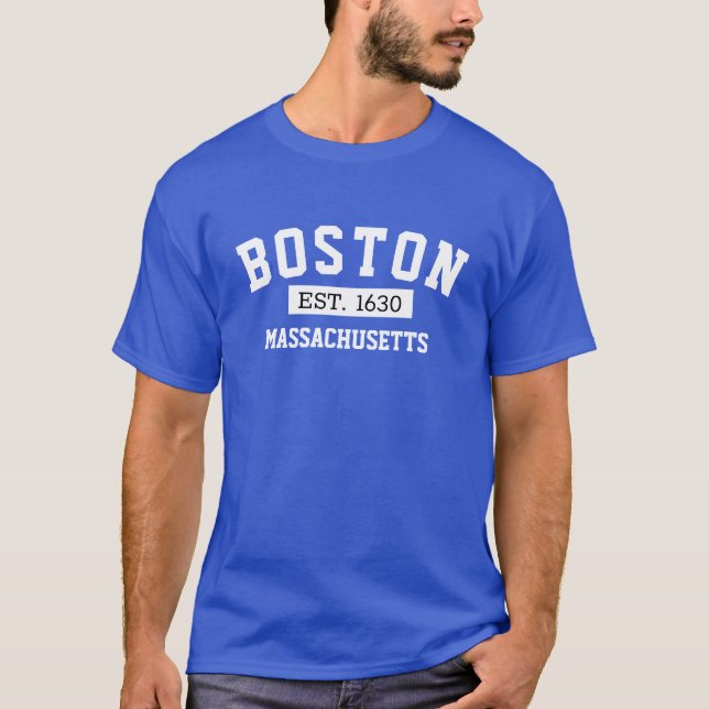 T-shirt Découvrez Boston Magic : Massachusetts Boston City (Devant)