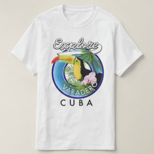 T-shirt Découvrez le logo de voyage de Varadero Cuba