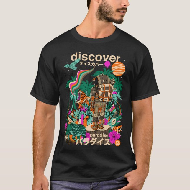 T-shirt Découvrez le paradis (Devant)