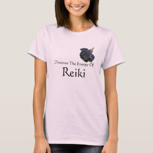 T-shirt Découvrez L'Énergie Du Rose Pourpre Reiki