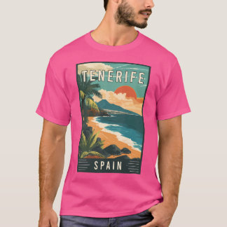 T-shirt Découvrez Les Îles Canaries Et Tenerife En S