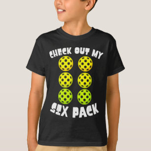 T-shirt Découvrez Mes 6 Pack Joueur Amoureux De Ckleball D