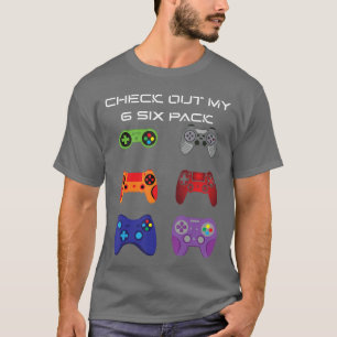 T-shirt Découvrez mon contrôleur de jeu vidéo Gamer 6 Si P