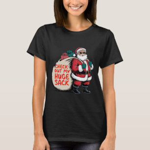 T-shirt Découvrez Mon immense sac Père Noël Noël 2024