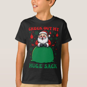 T-shirt Découvrez Mon immense sac Père Noël Noël 2024 Holi