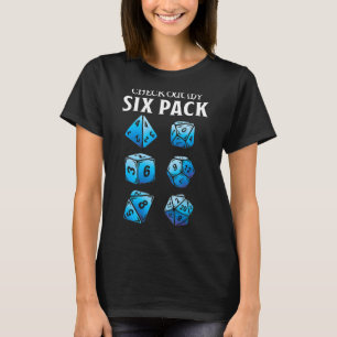 T-shirt Découvrez Mon Jeu D'Imaginaire À Six Jets Nerdy Rp