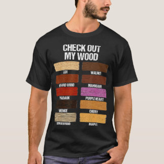 T-shirt Découvrez Mon menuisier menuisier de bois W