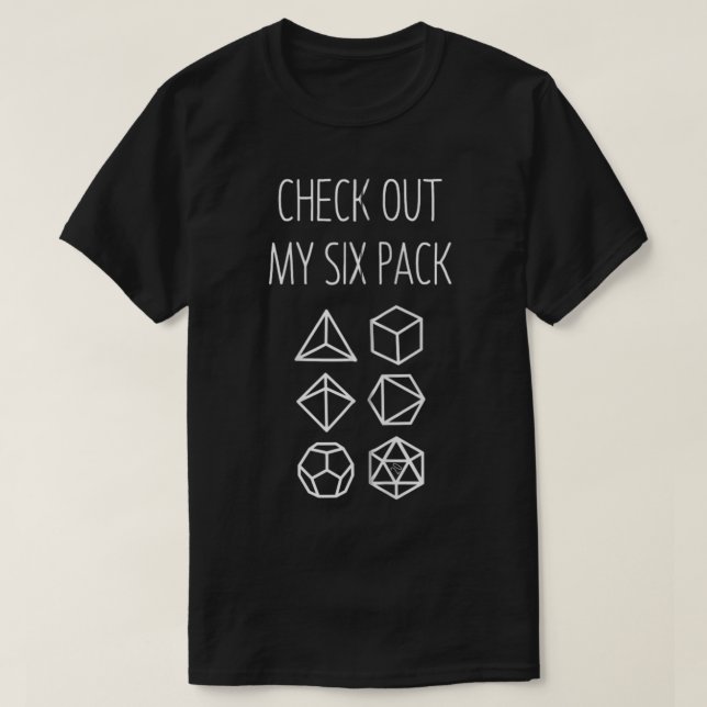 T-shirt Découvrez Mon Pack Si Funny D20 Dragons Dice RPG G (Design devant)
