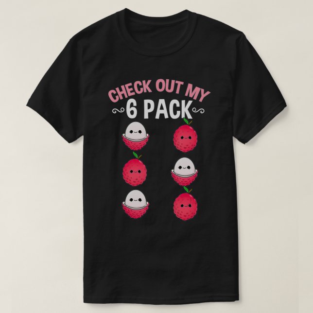 T-shirt Découvrez Mon Pack Si Kawaii Lychee (Design devant)