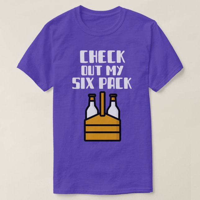 T-shirt Découvrez Mon Pack Six (Design devant)