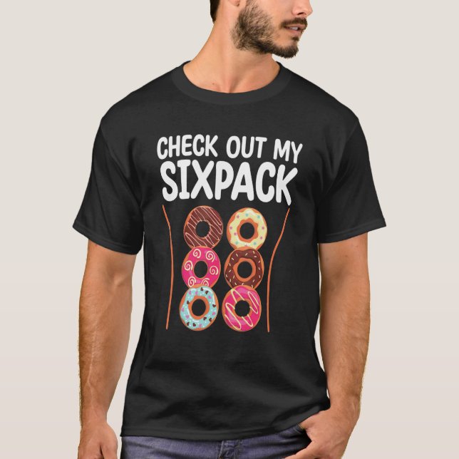 T-shirt Découvrez Mon Pack Six Donut Gym 1 (Devant)