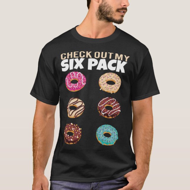 T-shirt Découvrez Mon Pack Six Donut Gym Summer Vacances (Devant)