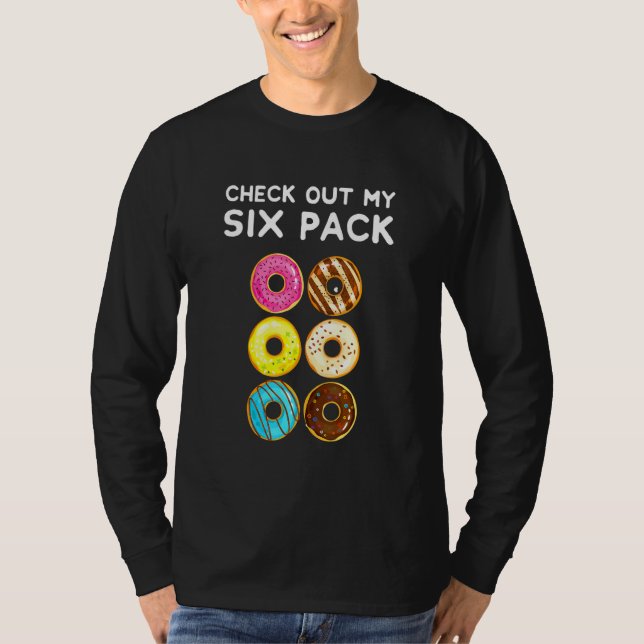 T-shirt Découvrez Mon Pack Six - Donuts Donut - Gym (Devant)