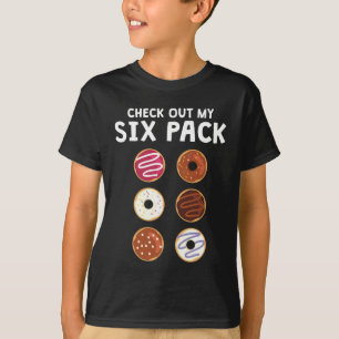 T-shirt Découvrez Mon Pack Six Funny Donut Fitness
