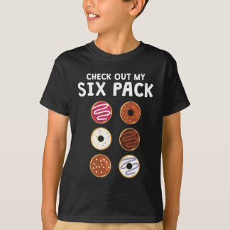 T-shirt Découvrez Mon Pack Six Funny Donut Fitness