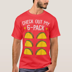 T-shirt Découvrez Mon Pack Six Taco Funny Cinco de Mayo Fi
