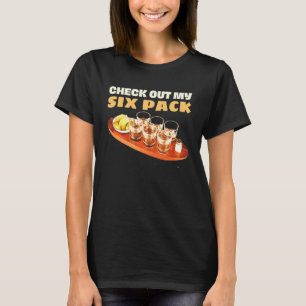 T-shirt Découvrez Mon Pack Six Tequila Lime Salt Boire H