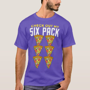 T-shirt Découvrez Mon Si Pack Pizza drôle Salle De Sport 