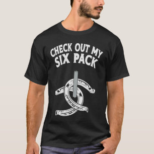 T-shirt Découvrez Mon six pack Horseshoe Pitcher Pitcher