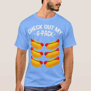 T-shirt Découvrez My Si Pack 6Pack Hot dog Workdog