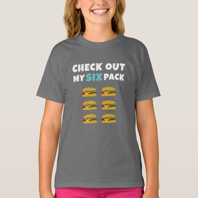 T-shirt Découvrez My Six Pack.. de Burgers (Devant)