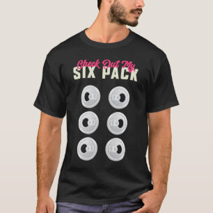 T-shirt Découvrez My Six Pack of Beer Cans Gym & Workout