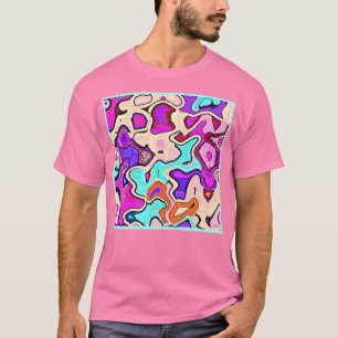 T-shirt Découvrez Notre Art Motif Coloré