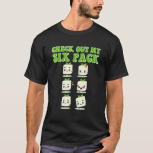 T-shirt Découvrez Six Pack Tofu Journée Mondiale Végétarie