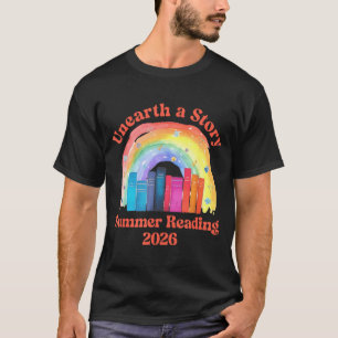 T-shirt Découvrez une histoire de lecture d'été 2026 bibli