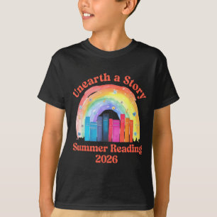 T-shirt Découvrez une histoire de lecture d'été 2026 bibli