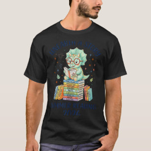 T-shirt Découvrez une histoire Triceratops dinosaure lectu